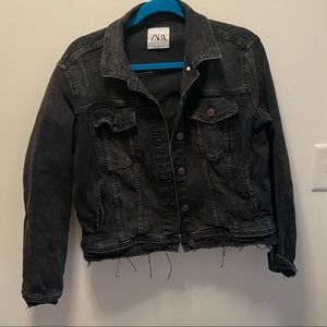 Black Zara Denim Jacket